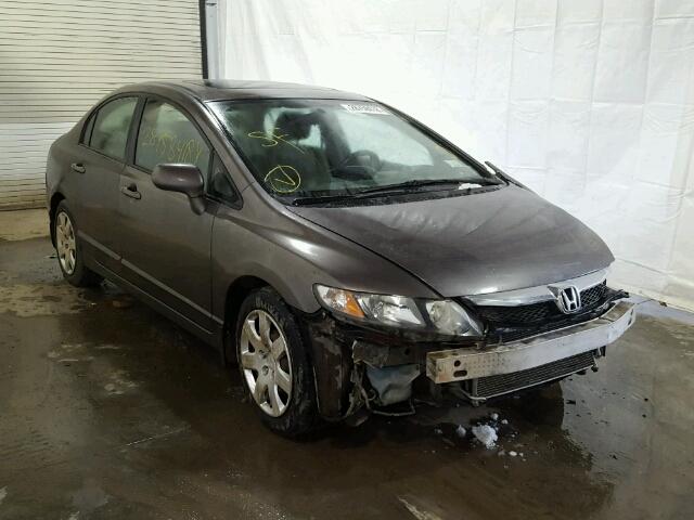 2HGFA1F99AH552632 - 2010 HONDA CIVIC EXL GRAY photo 1