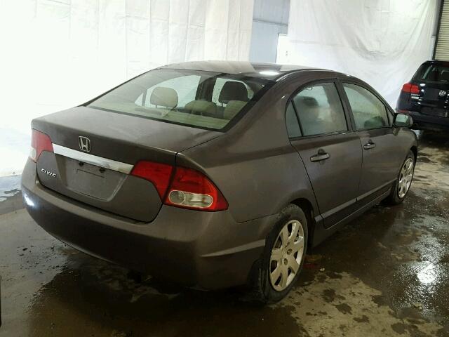 2HGFA1F99AH552632 - 2010 HONDA CIVIC EXL GRAY photo 4