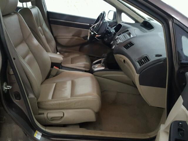 2HGFA1F99AH552632 - 2010 HONDA CIVIC EXL GRAY photo 5