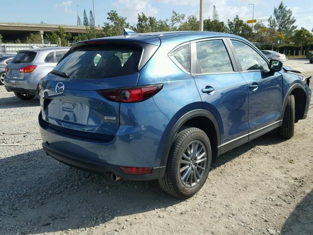 JM3KFABL7H0175532 - 2017 MAZDA CX-5 SPORT BLUE photo 4