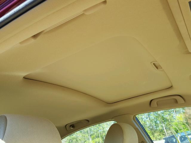 1HGFA16888L046570 - 2008 HONDA CIVIC EX წითელი ფოტო 9