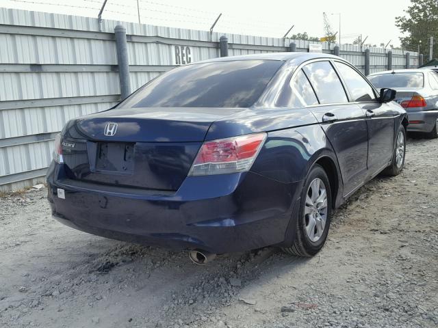 1HGCP2F41AA051034 - 2010 HONDA ACCORD LXP BLUE photo 4