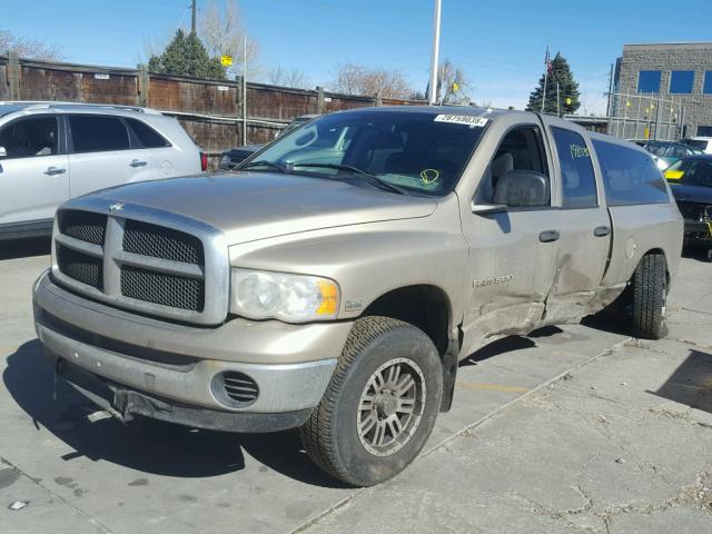 1D7HU18D35S174862 - 2005 DODGE RAM 1500 S GOLD photo 2