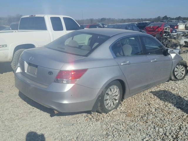 1HGCP26368A101704 - 2008 HONDA ACCORD LX SILVER photo 4