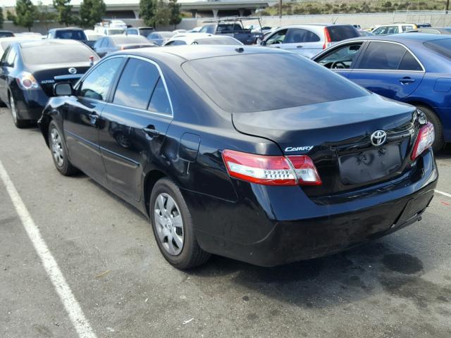 4T4BF3EK0BR165532 - 2011 TOYOTA CAMRY BASE BLACK photo 3