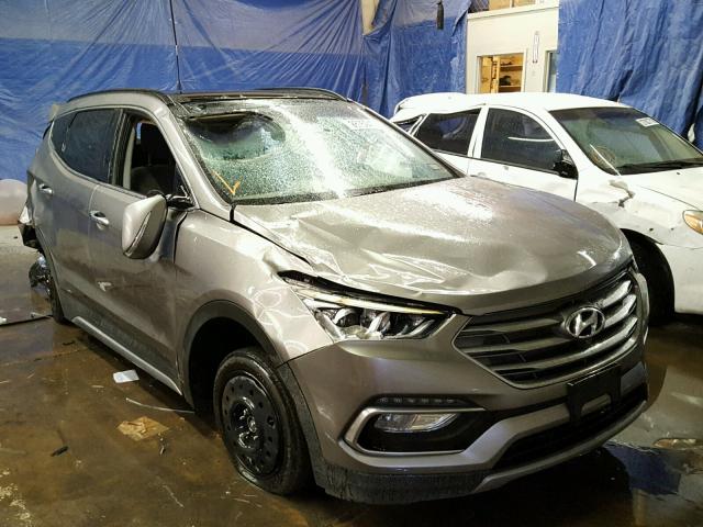 5XYZW4LA9HG400288 - 2017 HYUNDAI SANTA FE S GRAY photo 1