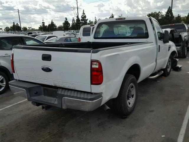 1FTNF20529EA06118 - 2009 FORD F250 SUPER WHITE photo 4