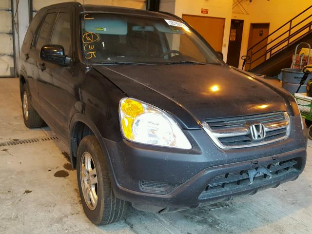 JHLRD788X3C013049 - 2003 HONDA CR-V EX BLACK photo 1