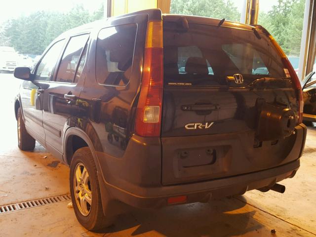 JHLRD788X3C013049 - 2003 HONDA CR-V EX BLACK photo 3