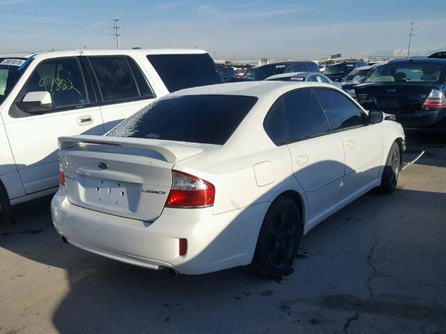 4S3BL626387207781 - 2008 SUBARU LEGACY 2.5 WHITE photo 4