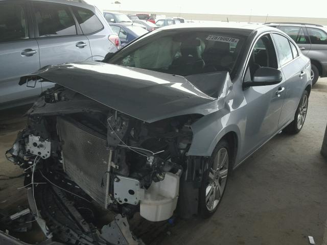 YV1902FH7D2174913 - 2013 VOLVO S60 T6 SILVER photo 2