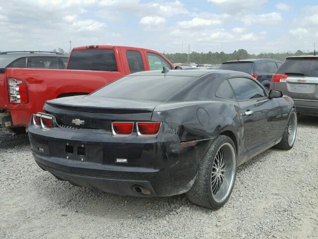 2G1FA1E32C9168323 - 2012 CHEVROLET CAMARO LS BLACK photo 4