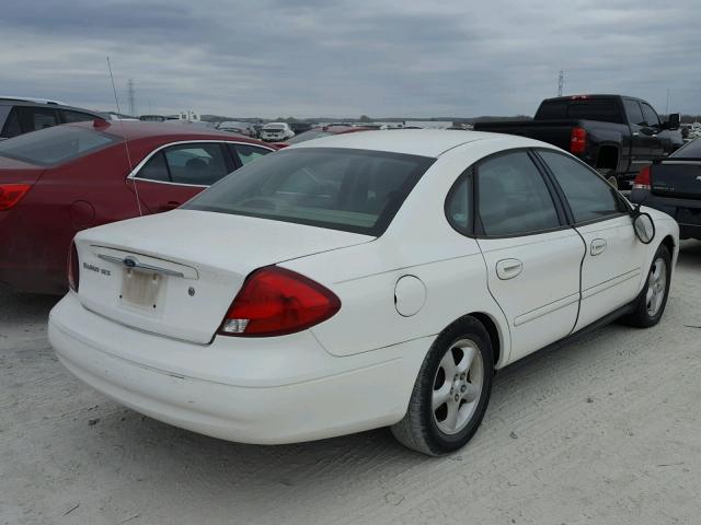 1FAFP55U41G171847 - 2001 FORD TAURUS SES WHITE photo 4