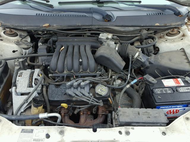 1FAFP55U41G171847 - 2001 FORD TAURUS SES WHITE photo 7