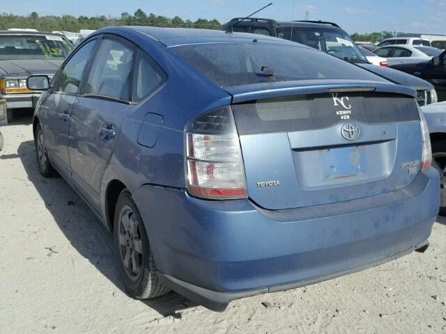 JTDKB20U853018060 - 2005 TOYOTA PRIUS BLUE photo 3