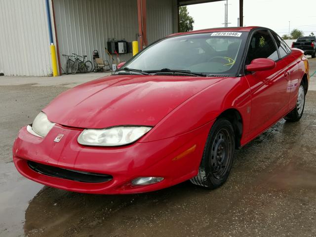 1G8ZY12782Z244312 - 2002 SATURN SC2 RED photo 2