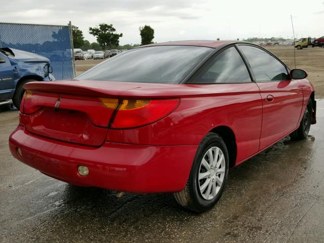 1G8ZY12782Z244312 - 2002 SATURN SC2 RED photo 4