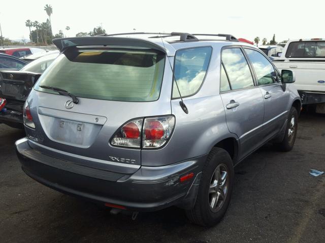 JTJGF10U610115982 - 2001 LEXUS RX 300 GRAY photo 4