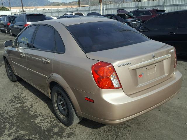 KL5JD56Z47K552889 - 2007 SUZUKI FORENZA BA BEIGE photo 3