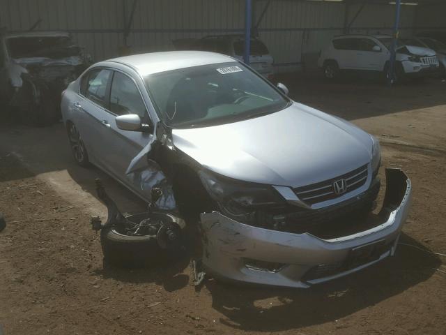 1HGCR2F59EA270400 - 2014 HONDA ACCORD SPO SILVER photo 1