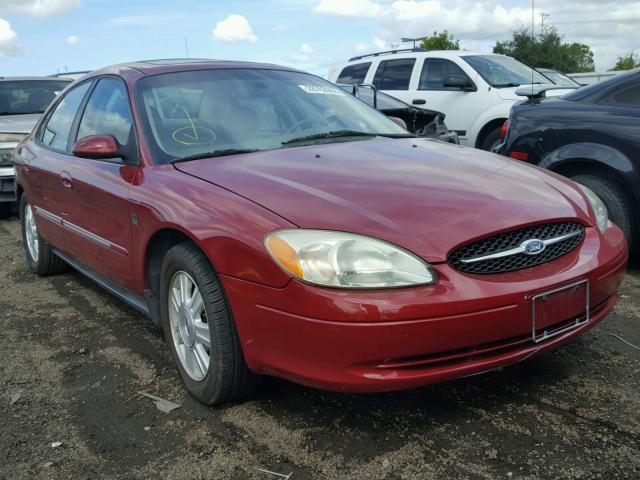 1FAFP56S23G190798 - 2003 FORD TAURUS SEL RED photo 1