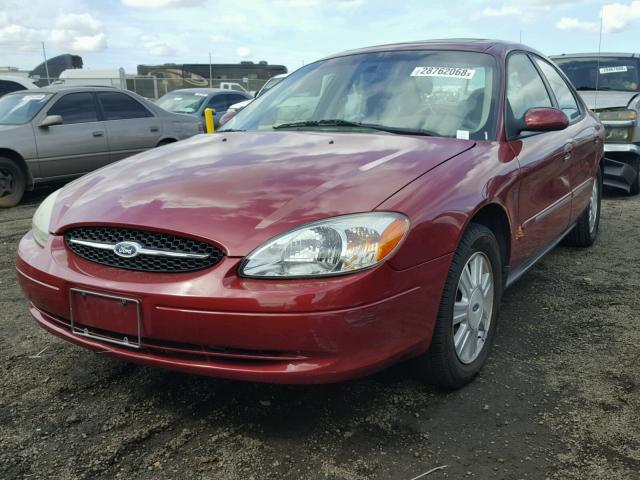 1FAFP56S23G190798 - 2003 FORD TAURUS SEL RED photo 2