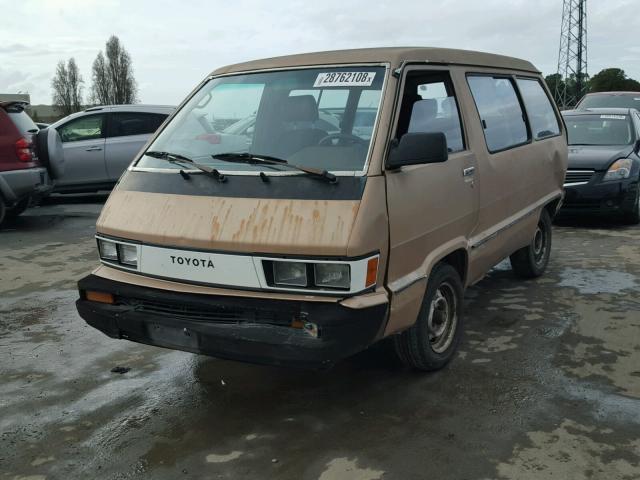 JT4YR27V9F0035635 - 1985 TOYOTA VAN WAGON BEIGE photo 2