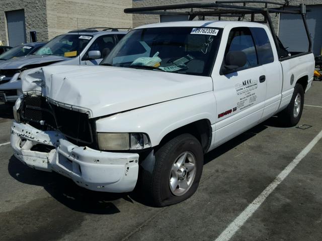 3B7HC13ZXWG153760 - 1998 DODGE RAM 1500 WHITE photo 2