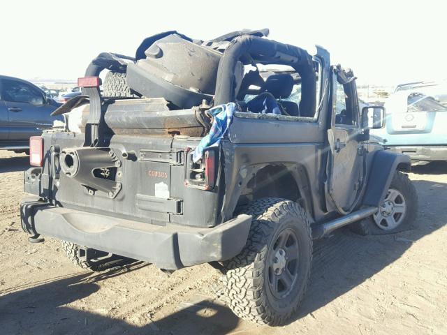 1C4AJWAG5CL283420 - 2012 JEEP WRANGLER S BLACK photo 4