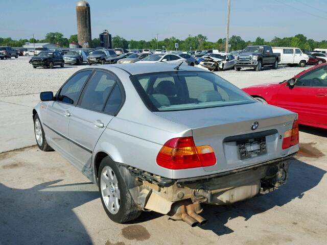 WBAEV33492KL68494 - 2002 BMW 325 I SILVER photo 3