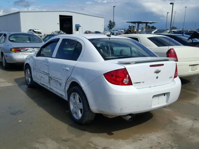 1G1AL58FX87336607 - 2008 CHEVROLET COBALT LT WHITE photo 3