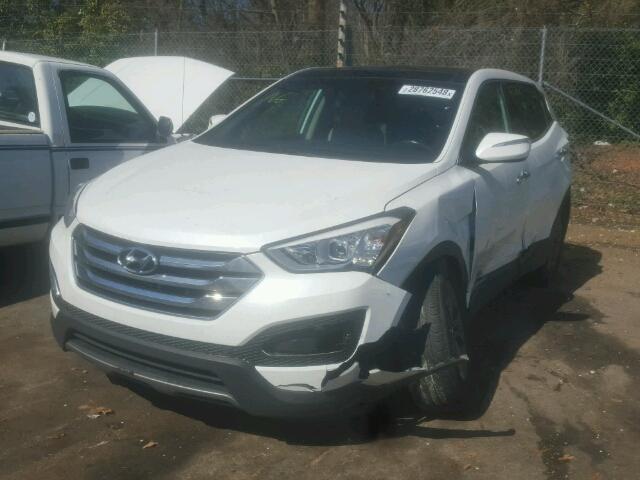 5XYZU3LB4DG024246 - 2013 HYUNDAI SANTA FE S WHITE photo 2