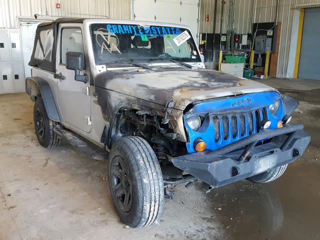1J4AA2D17BL576826 - 2011 JEEP WRANGLER S SILVER photo 1
