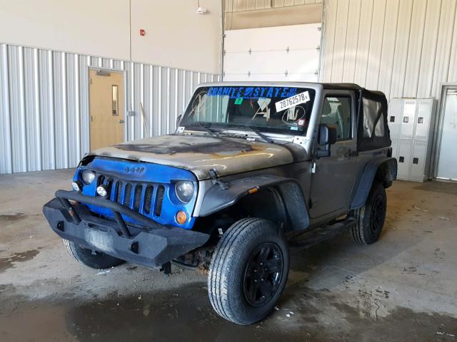 1J4AA2D17BL576826 - 2011 JEEP WRANGLER S SILVER photo 2