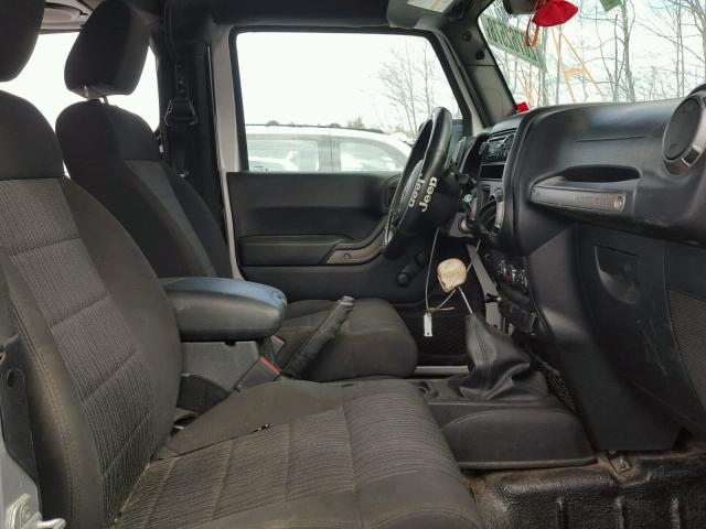 1J4AA2D17BL576826 - 2011 JEEP WRANGLER S SILVER photo 5