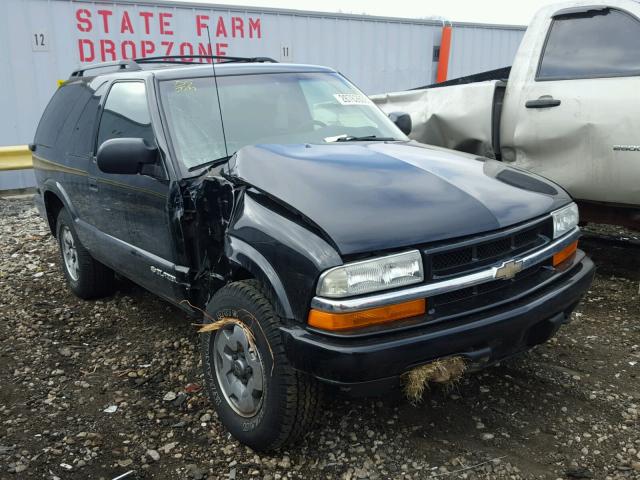 1GNCT18XX3K165467 - 2003 CHEVROLET BLAZER BLACK photo 1