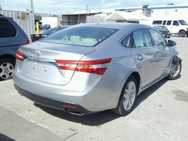 4T1BK1EB8FU167979 - 2015 TOYOTA AVALON XLE SILVER photo 4
