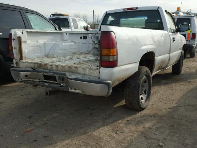 1GCGC24U1YE367759 - 2000 CHEVROLET SILVERADO WHITE photo 4