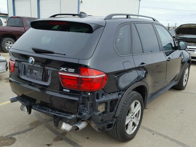 5UXZW0C53BL369626 - 2011 BMW X5 XDRIVE3 BLACK photo 4