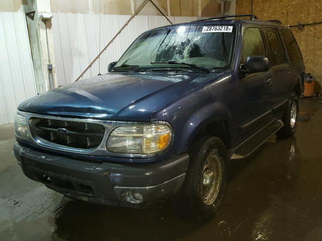 1FMZU73E4YZB01749 - 2000 FORD EXPLORER X BLUE photo 2