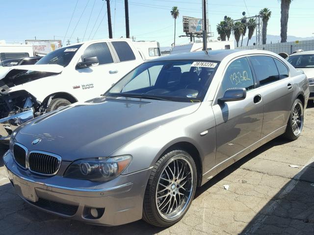 WBAHN83586DT37234 - 2006 BMW 750 LI GRAY photo 2