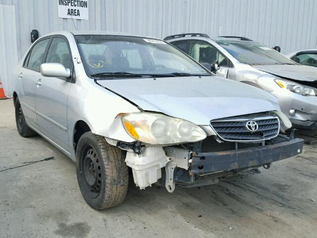 2T1BR32E35C325439 - 2005 TOYOTA COROLLA CE SILVER photo 1