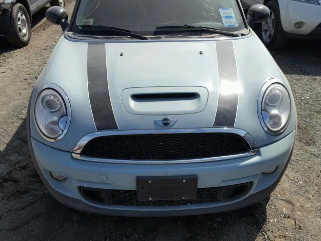 WMWSV3C56CTY18447 - 2012 MINI COOPER S BLUE photo 7