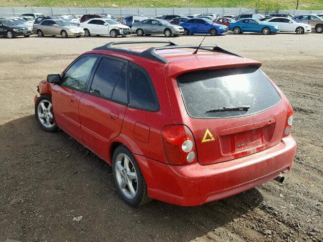 JM1BJ246021563014 - 2002 MAZDA PROTEGE PR RED photo 3