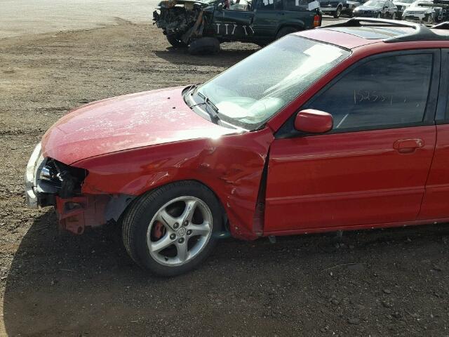 JM1BJ246021563014 - 2002 MAZDA PROTEGE PR RED photo 9