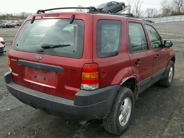 1FMCU92144DA04624 - 2004 FORD ESCAPE XLS MAROON photo 4