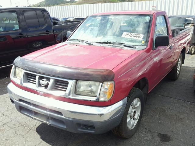 1N6DD21S9WC350832 - 1998 NISSAN FRONTIER X BURGUNDY photo 2