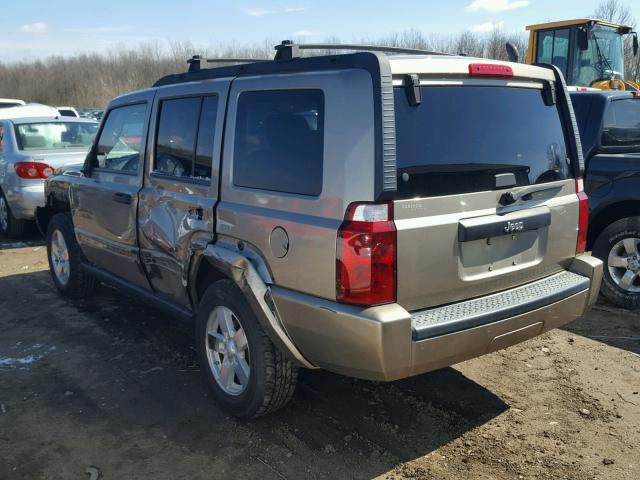 1J8HH48K96C199459 - 2006 JEEP COMMANDER თაფლისფერი ფოტო 3