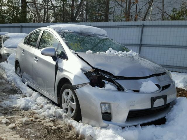 JTDKN3DU5B0266738 - 2011 TOYOTA PRIUS SILVER photo 1