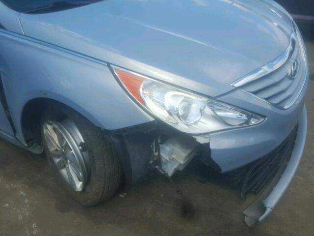 5NPEB4ACXBH146525 - 2011 HYUNDAI SONATA GLS BLUE photo 9